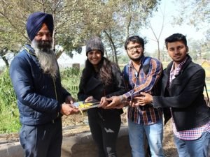 Students conducted research in rural areas.