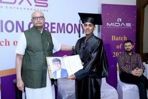 Convocation picture of Aditya Sonogara. Batch of 2022